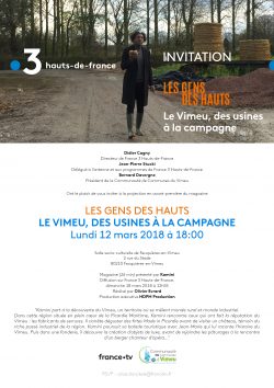 Invitation Les Gens des Hauts Le Vimeux, des usines à la campagne