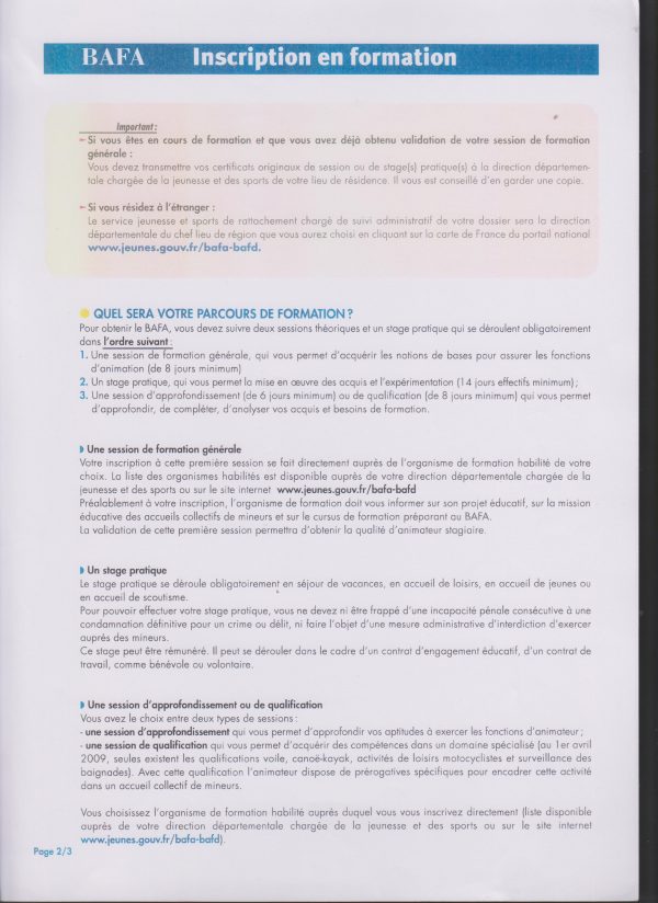 Stage d’approfondissement BAFA  Site de la commune de Bethencourtsurmer