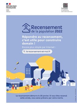 affiche recensement 2022