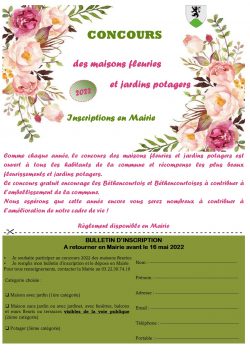 Fiche d'inscription