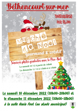 affiche marche noel